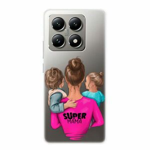 Odolné silikonové pouzdro iSaprio - Super Mama - Boy and Girl - Xiaomi 14T Pro obraz