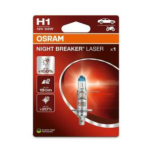 OSRAM H1 12V 55W P14.5s NIGHT BREAKER LASER +150% více světla 64150NL-1BL obraz