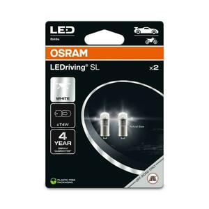 OSRAM LED T4W LEDriving SL White 6000K 12V blistr 2ks 3893DWP-2BL obraz