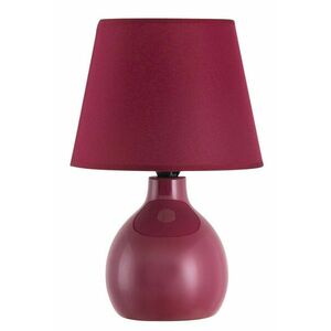 Rabalux stolní lampa Ingrid E14 1x MAX 40W bordó 4478 obraz