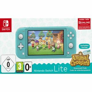 Nintendo Switch Lite, turquoise + Animal Crossing: New Horizons + Nintendo Switch Online na 12 mesiacov obraz