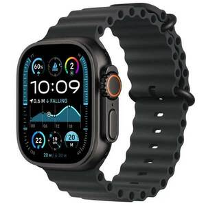 Apple Watch Ultra 2 GPS + Cellular 49mm Black Titanium Case with Black Ocean Band obraz