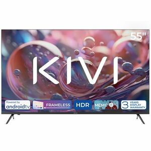 KIVI TV 55U760QB, 55" (139 cm), HD LED TV, AndroidTV, čierny obraz