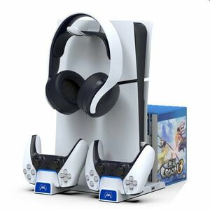 Dokovacia stanica iPega pre PlayStation 5 Slim, Dualsense a Pulse 3D obraz