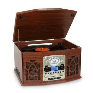 Stereo zařízení Auna NR-620, stereo, MP3 záznam, hnědé obraz