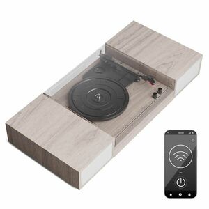 Auna TT-Play 2x10W BT RCA-Out 3-rychlostní gramofon, gramofon, Bluetooth obraz