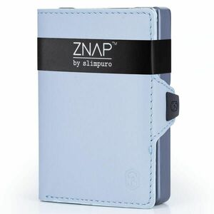 Slimpuro ZNAP, portofel subțire, 12 cărți, compartiment pentru monede, 8, 9 × 1, 8 × 6, 3 cm (L × Î × l), protecție RFID obraz