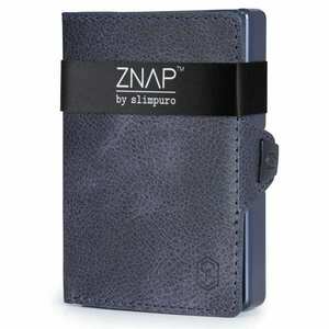 Slimpuro ZNAP, portofel subțire, 8 cărți, compartiment pentru monede, 8, 9 × 1, 5 × 6, 3 cm (L × Î × l), protecție RFID obraz