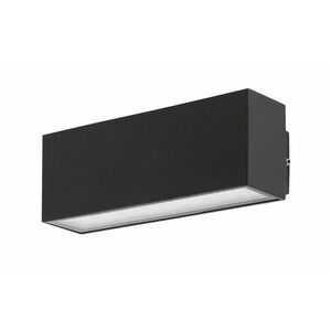 Rabalux Černé fasádní LED svítidlo Mataro 10W IP54 77075 obraz