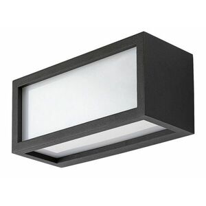 Rabalux Černé fasádní LED svítidlo Lublin 10W IP54 77099 obraz