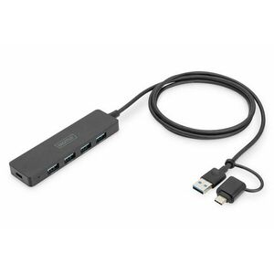 Digitus DA-70236 rozbočovač rozhraní USB 3.2 Gen 1 (3.1 DA-70236 obraz