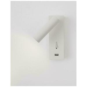 NOVA LUCE bodové svítidlo FUSE bílý hliník nastavitelné vypínač na těle - USB nabíjení LED Samsung 3W 3000K IP20 9170101 obraz