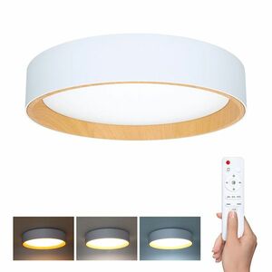 Solight LED osvětlení s dálkovým ovladačem Larios White, 48W, 3360lm, 39cm, změna chromatičnosti, stmívatelné WO8017 obraz