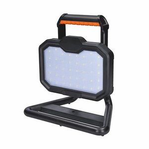 Solight LED reflektor 20W, přenosný, nabíjecí, 2000lm, oranžovo-černý WM-20W-RE obraz