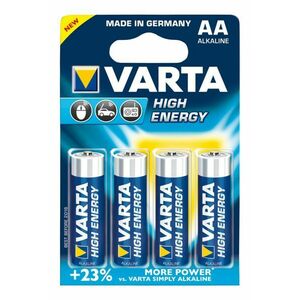 Varta baterie alkalická 1, 5V AA High Energy 4906 LR6/4BL obraz