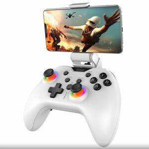 Bluetooth Gamepad iPega 9111B pro Android/iOS/PS3/PS4/PC/N-Switch, bílý obraz