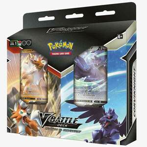 Kartová hra Pokémon TCG Lycanroc vs. Corviknight V Battle Deck Bundle (Pokémon) obraz