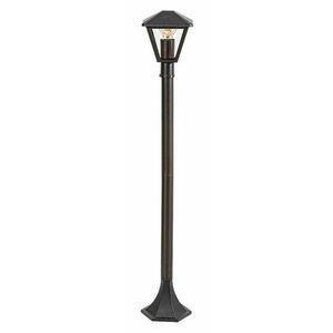 Rabalux Černá zahradní lampa Paravento pro žárovku E27 102cm 7150 obraz