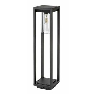 Rabalux Černý zahradní sloupek Zernest pro žárovku E27 60cm 77087 obraz