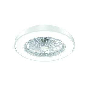 ACA Lighting bílý stropní ventilátor se stmívatelným LED svítidlem 50cm s dálkovým ovládáním FANOKWH10G obraz