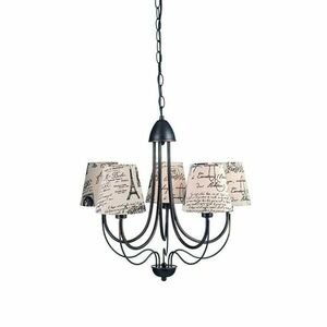 ACA Lighting Textile závěsné svítidlo DL11815PB obraz