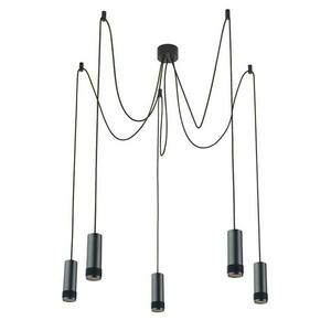 ACA Lighting závěsné svítidlo 5XGU10 černá hliník D35XH200CM MEGATRON2 YL11P518BK obraz