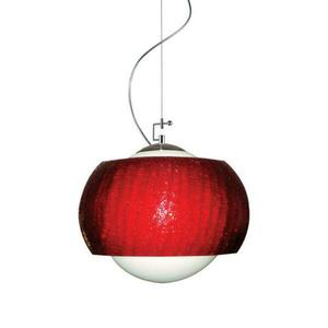 ACA Lighting závěsné svítidlo červená SMALL W15261SR obraz