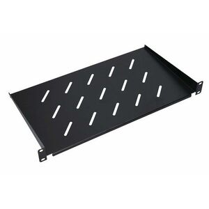 Extralink SHELF 1U FOR WALL CABINETS 19" 250MMX1U BLACK Police EX.8659 obraz