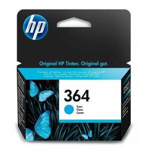 HP 364 Azurová originální inkoustová kazeta CB318EE#BA3 obraz