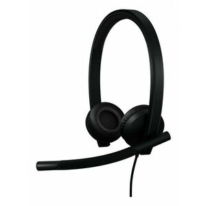 Logitech H570e Sluchátka s mikrofonem Kabel Přes hlavu 981-001430 obraz