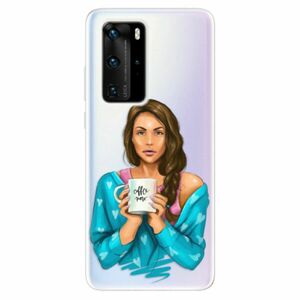 Odolné silikonové pouzdro iSaprio - Coffe Now - Brunette - Huawei P40 Pro obraz