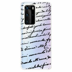 Odolné silikonové pouzdro iSaprio - Handwriting 01 - black - Huawei P40 Pro obraz