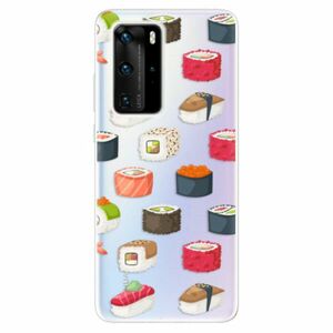 Odolné silikonové pouzdro iSaprio - Sushi Pattern - Huawei P40 Pro obraz