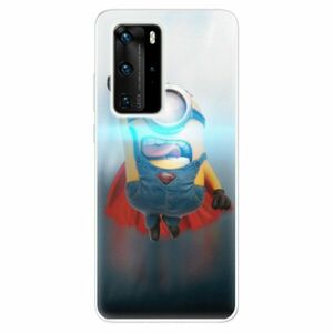 Odolné silikonové pouzdro iSaprio - Mimons Superman 02 - Huawei P40 Pro obraz