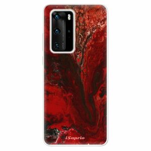 Odolné silikonové pouzdro iSaprio - RedMarble 17 - Huawei P40 Pro obraz