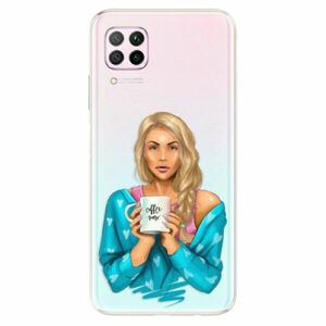 Odolné silikonové pouzdro iSaprio - Coffe Now - Blond - Huawei P40 Lite obraz