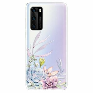 Odolné silikonové pouzdro iSaprio - Succulent 01 - Huawei P40 obraz