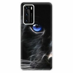 Odolné silikonové pouzdro iSaprio - Black Puma - Huawei P40 obraz