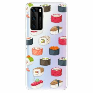 Odolné silikonové pouzdro iSaprio - Sushi Pattern - Huawei P40 obraz