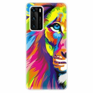 Odolné silikonové pouzdro iSaprio - Rainbow Lion - Huawei P40 obraz