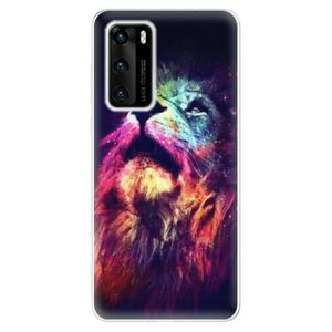 Odolné silikonové pouzdro iSaprio - Lion in Colors - Huawei P40 obraz