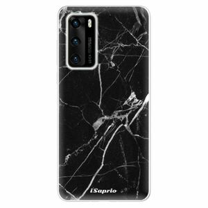 Odolné silikonové pouzdro iSaprio - Black Marble 18 - Huawei P40 obraz