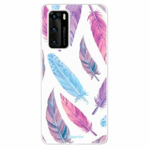 Odolné silikonové pouzdro iSaprio - Feather Pattern 10 - Huawei P40 obraz