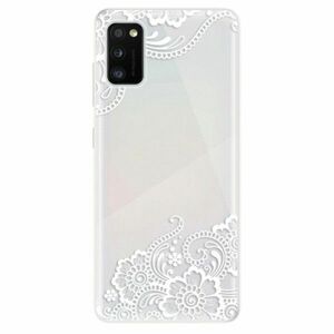 Odolné silikonové pouzdro iSaprio - White Lace 02 - Samsung Galaxy A41 obraz