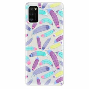 Odolné silikonové pouzdro iSaprio - Feather Pattern 01 - Samsung Galaxy A41 obraz