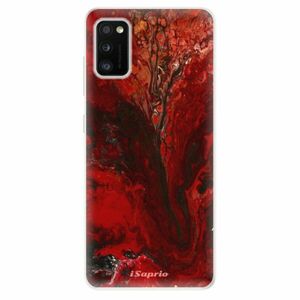 Odolné silikonové pouzdro iSaprio - RedMarble 17 - Samsung Galaxy A41 obraz