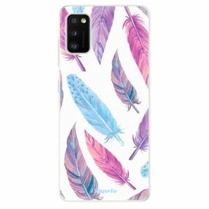 Odolné silikonové pouzdro iSaprio - Feather Pattern 10 - Samsung Galaxy A41 obraz