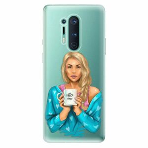 Odolné silikonové pouzdro iSaprio - Coffe Now - Blond - OnePlus 8 Pro obraz