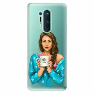 Odolné silikonové pouzdro iSaprio - Coffe Now - Brunette - OnePlus 8 Pro obraz