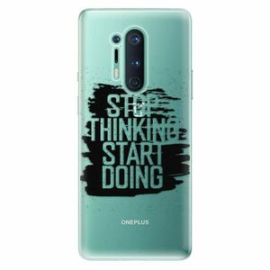 Odolné silikonové pouzdro iSaprio - Start Doing - black - OnePlus 8 Pro obraz